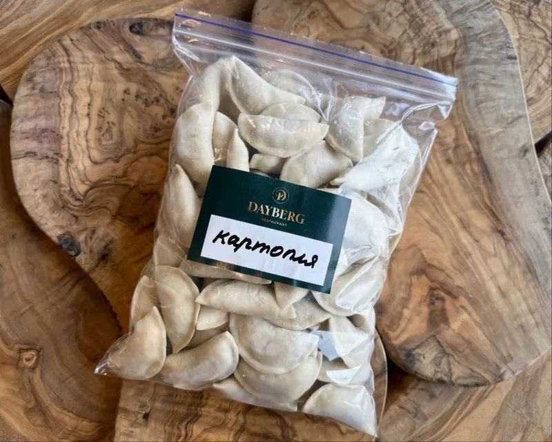 Вареники з картоплею 1кг ( замороженi )